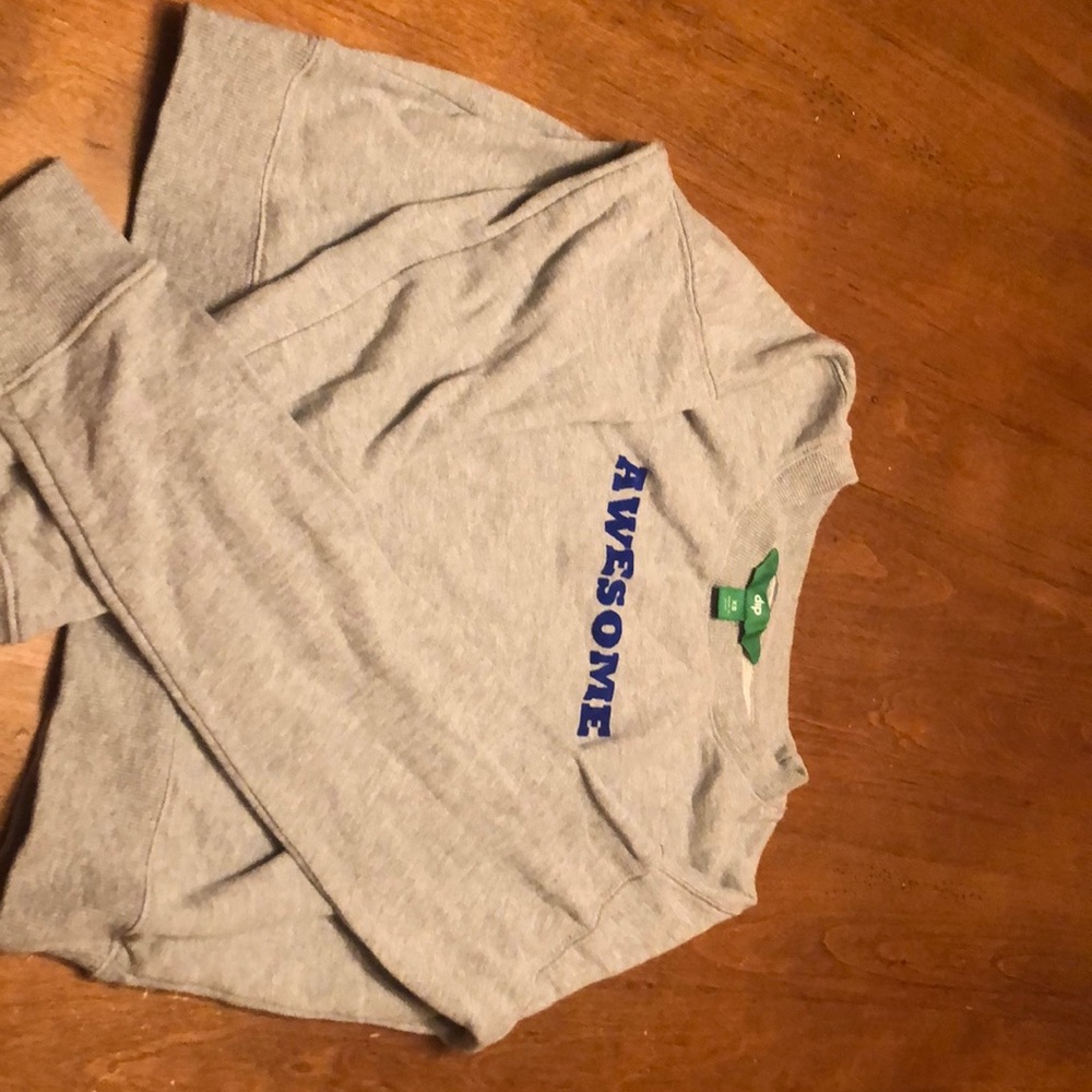 Cropped teens sweater